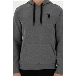 Erkek Antrasit Melanj Basic Sweatshirt