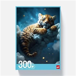 Пазл Тигренок, 300 элементов, поверхность пазла с эффектом бархатной бумаги