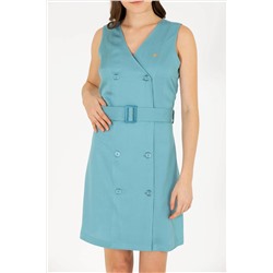 Kadın Mint Dokuma Elbise