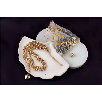 Колье Сердце двустороннее + Подарок