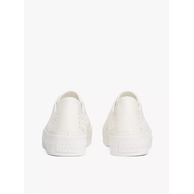 Embroidered TH Monogram Mesh Sneaker  Women