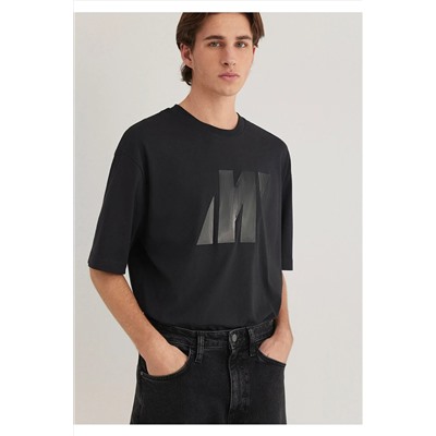 Mavi Pro Logo Siyah Tişört Relaxed Fit / Rahat Kesim 0612752-71379
