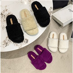 Тапочки домашние плюшевые  (4 цвета)
