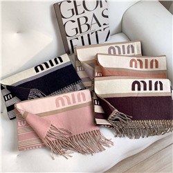 Шарф из искусственного кашемира в полоску