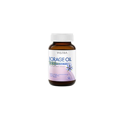 БАД «Масло бурачника с витамином Е» от Vistra 40 капсул / Vistra Borage oil 1000mg+Vit E 40 caps