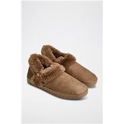 Slippers forrados Marrón