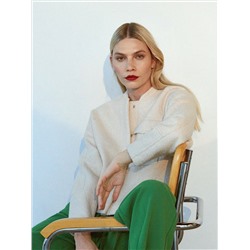 Jacke mit Wollanteil