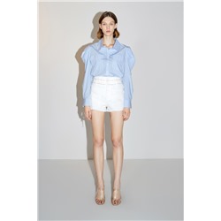 Camisa de rayas Celeste y blanco