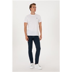 Erkek Eflatun Jean Pantolon