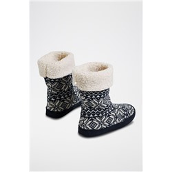 Botines forrados Crudo