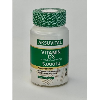 Vitamin D3 5.000 IU AKSUVITAL