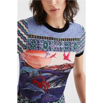 Camiseta tricot japonesa
