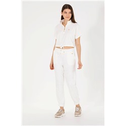 Kadın Ekru Jogger Eşofman Altı