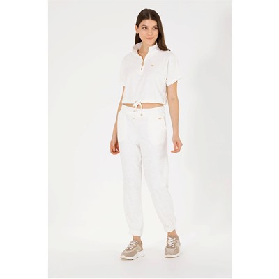 Kadın Ekru Jogger Eşofman Altı