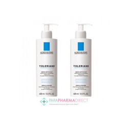 La Roche Posay Toleriane Dermo-Nettoyant Fluide Visage & Yeux 2x400mlLot  × 2