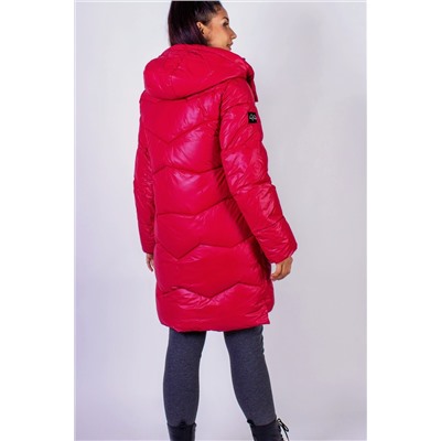 Зимняя куртка стеганная с капюшоном арт. 811