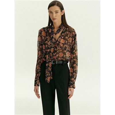 Рубашка с воротником-бантом, B3252/esta