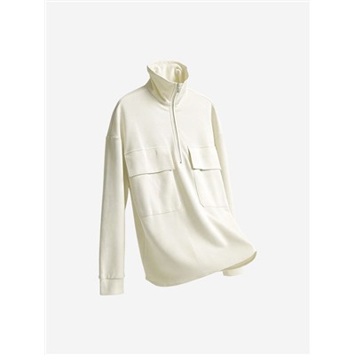 Женская толстовка с нагрудными карманами и с короткой молнией МАНГ*О