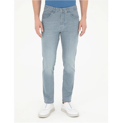 Açık Mavi Slim Fit Jean Pantolon
