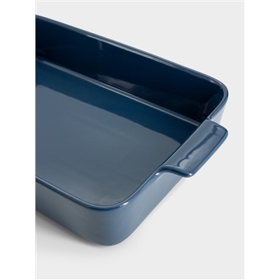 Форма для запекания, 32х22 см, фарфор P, прямоугольная, синяя, Indulgence