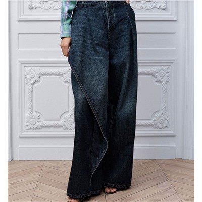 Новинка 2026  Крутые и стильные женские джинсы  нестандартной формы с ремнем ДИО*Р