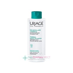 Uriage Eau Micellaire Thermale - Démaquille & Purifie - Peaux Mixtes à Grasses 500 ml