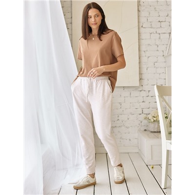 Брюки из облегченного футера с эластаном