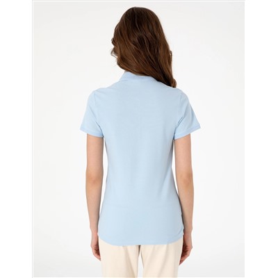 Mavi Regular Fit Pamuklu Polo Yaka Basic Tişört