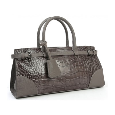 Сумка Lanotti CROCO LINE 8346/серый