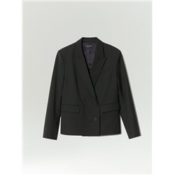 Двубортный жакет из костюмной шерсти, ML804/misak