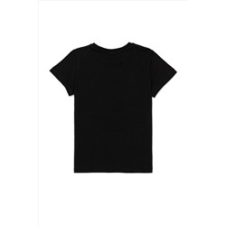 Erkek Çocuk Siyah Bisiklet Yaka Tişört