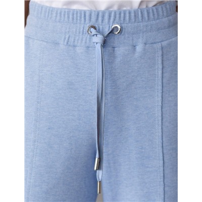 Брюки прямые из премиального футера двухнитки с эластаном