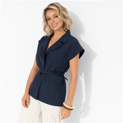 Жилет на подкладе, Слишком модно (deep blue)