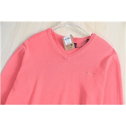 Женский пуловер с V-образным вырезом и вышивкой. Экспорт