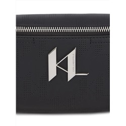 Karl Lagerfeld K/Plak perforated belt bag