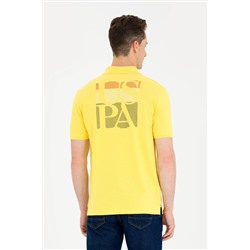 Erkek Koyu Sarı Polo Yaka Tişört