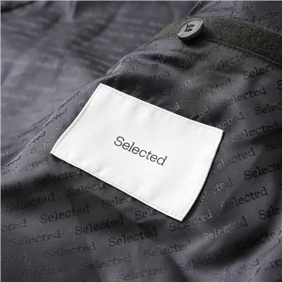 Однотонное женское шерстяное пальто средней длины Selecte*d