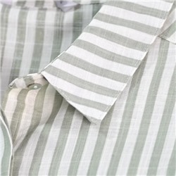 Женская рубашка средней длины в полоску