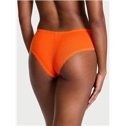 Cotton Lace-Waist Cheeky Panty