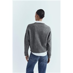 PLAIN SOFT KNIT SWEATER