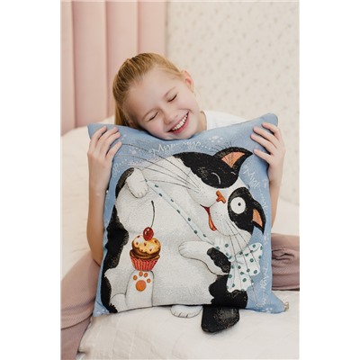 Наволочка декоративная 45х45 Кекс