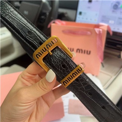 Ремень из натуральной кожи МИУ МИ*У