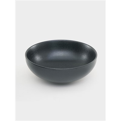 Салатник, 15.5 см, 0.5 л, чёрный, Икра