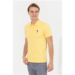 Erkek Açık Sarı Polo Yaka Tişört