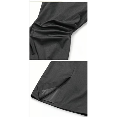 Женское платье с защипами а области талии