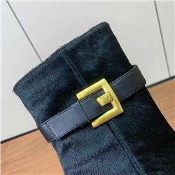 Модные ботинки с квадратной пряжкой  БАЛЬМА*Н