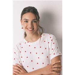 Camisón estampado Mickey Cherry