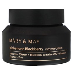 Mary & May, Idebenone Blackberry Intense Cream, 2.46 oz (70 g)