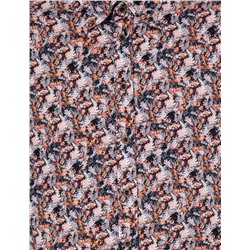 Turuncu Slim Fit Uzun Kollu Gömlek