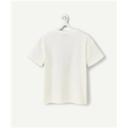 Boy's white t-shirt with "california" logo